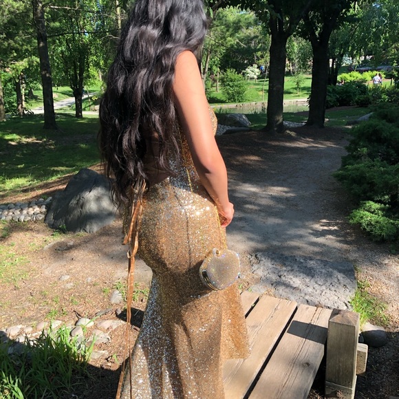 Gold Prom Dress - Picture 5 of 5